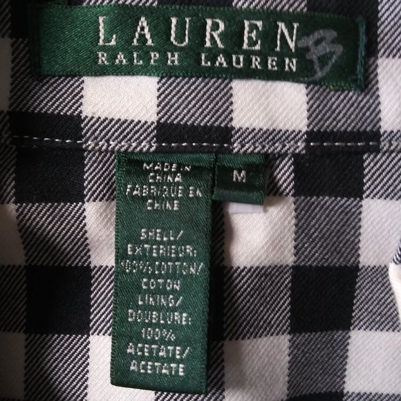 NEW Lauren Ralph Lauren Lined Cotton Jacket - Picture 7 of 8